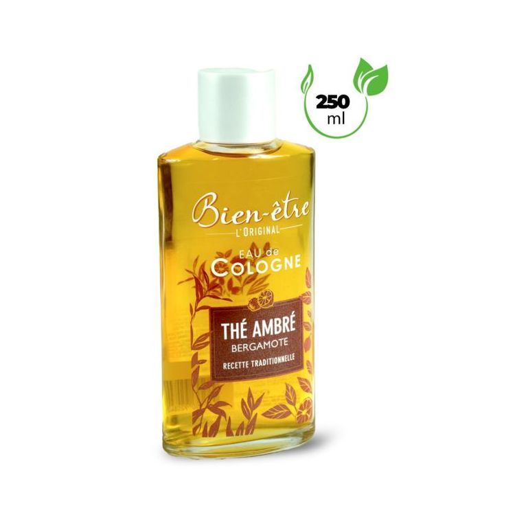 Bien-Être Eau de Cologne The Original Bergamote Thé Ambré – 250 ml