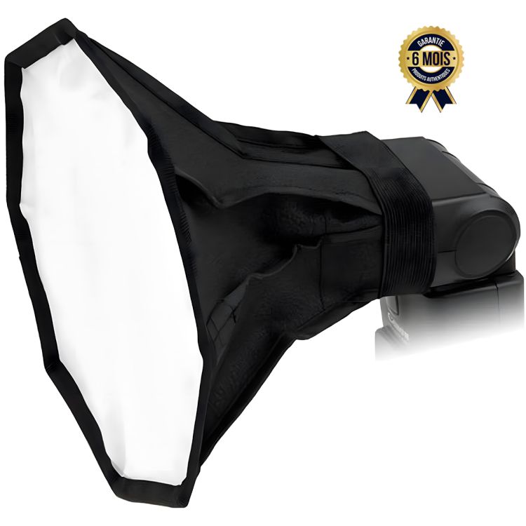 Boîte à Lumière pliable Fotodiox - Octogonale 20,3 cm - Pour flash appareils photos - 6 Mois