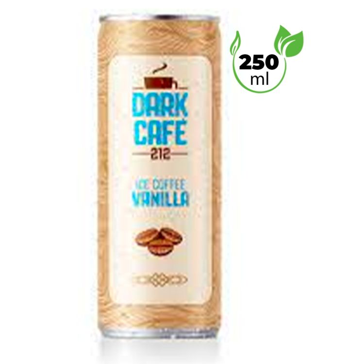 Café glacé à la vanille - Dark Cafe 212 - Cannette de 250 ml