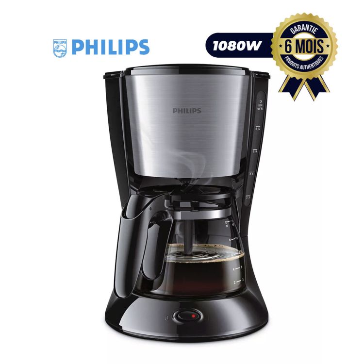 Daily Coffee Maker - PHILIPS - HD7462/20 - 1080W - 17 Cups - Black | Glotelho Cameroon