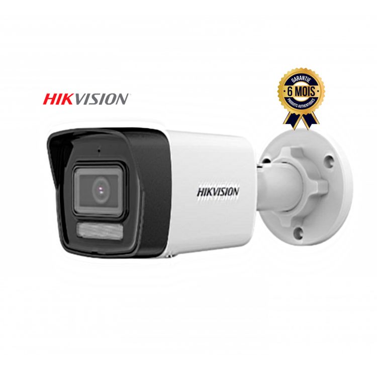 Caméra IP Bullet - Hikvision DS-2CD1023G2-LIU - 2MP - POE - 6 Mois