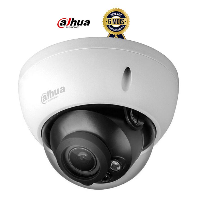 Caméra de surveillance IP Dôme prix en fcfa - Dahua IPC-HDBW3541R-ZS - 5MP - WizSense à Focale Variable| Glotelho Cameroun
