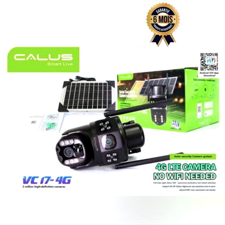 Caméra de surveillance solaire CALUS VC17-4G