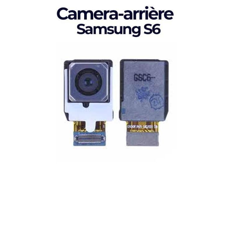 Pièce de  rechange d'origine caméra  - arrière Samsung S6 |Glotelho