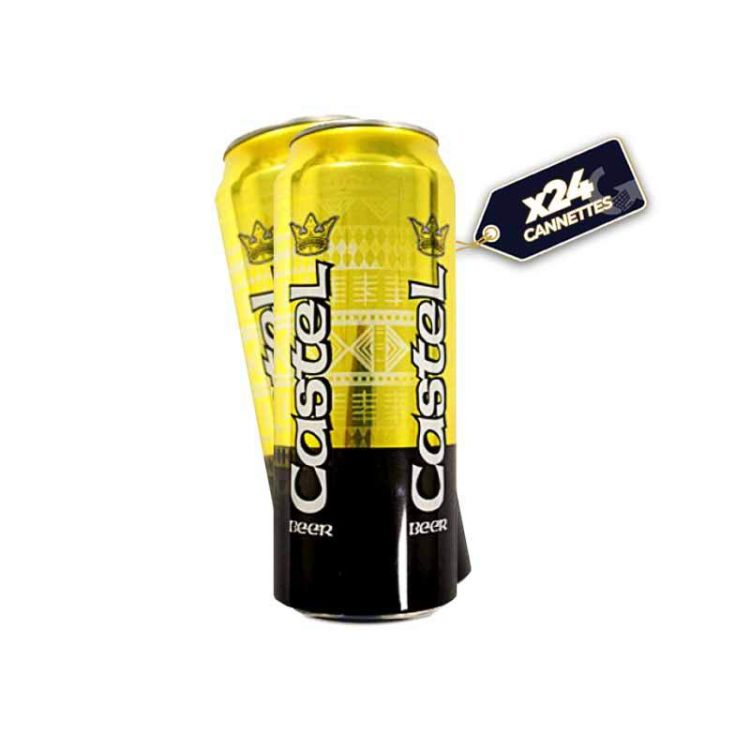 Pack of 24 cans of Castel beers - (Price in fcfa) | Glotelho Cameroon
