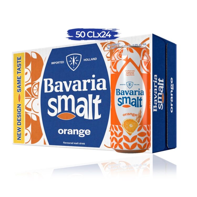 Carton of 24 Bavaria Smalt Orange 50 Cl - Cameroon price