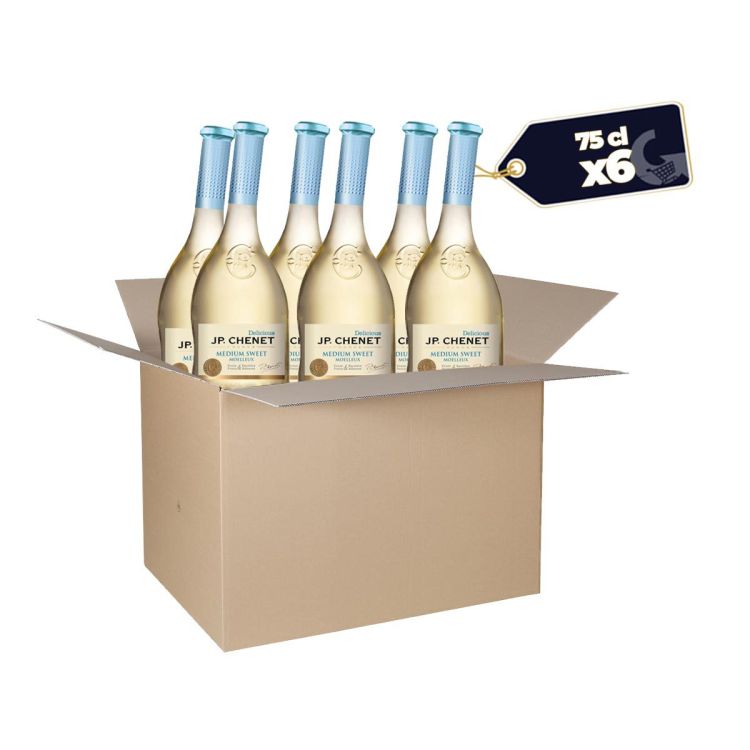 Carton de 6 Bouteilles de JP CHENET Blanc Moelleux - 75cl| Glotelho Cameroun