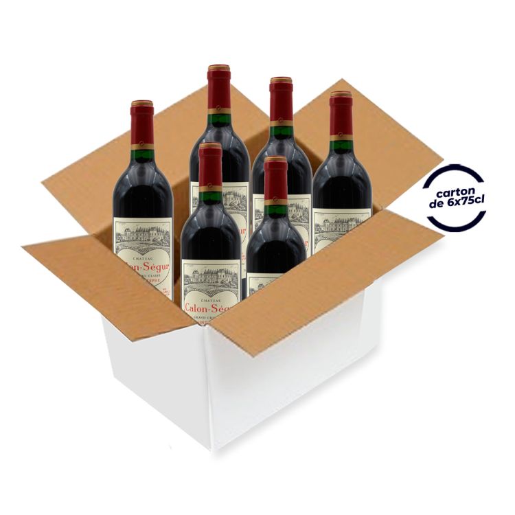 Carton de 6 bouteilles de Vin Rouge - Château Calon-Ségur Grand Cru classé - SAINT-ESTEPHE - 75 cl