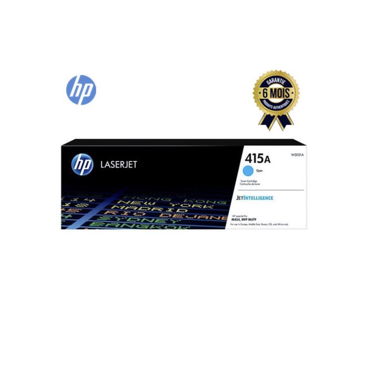 Cartouche de toner (W2031A) - HP 415A - cyan original - LaserJet | Glotelho Cameroun