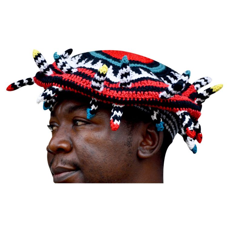 Chapeau Traditionnel Tissé à 75% de Fil Coton | Glotelho Cameroun