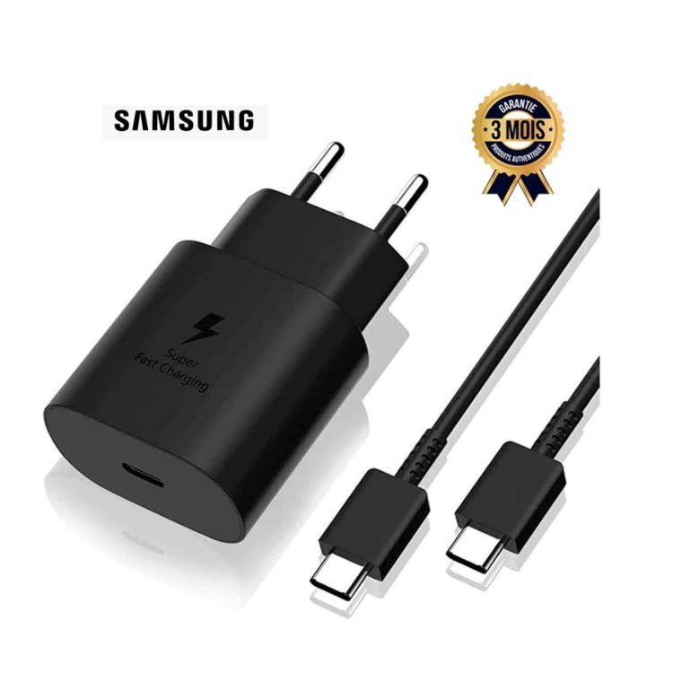 Chargeur Original ultra rapide ( Boitier + cable) Samsung au prix Cameroun