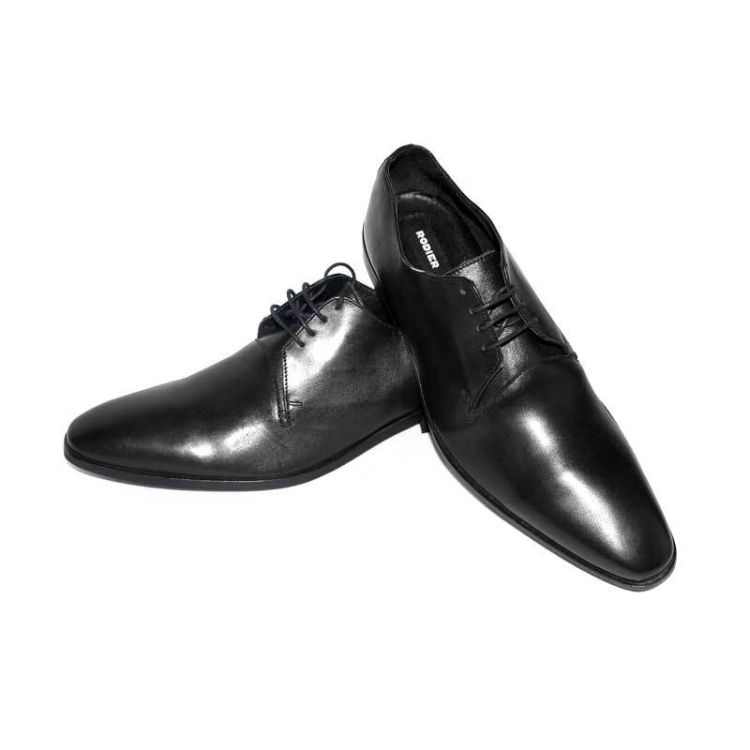 Chaussures de ville en cuir - Rodier -  Noir