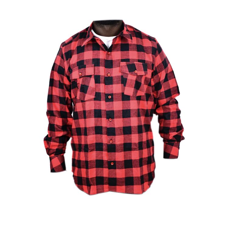 Chemise relaxe Mathias Jikih 100% cotton loud carole - rouge noir - L - (Prix en fcfa) | Glotelho Cameroun