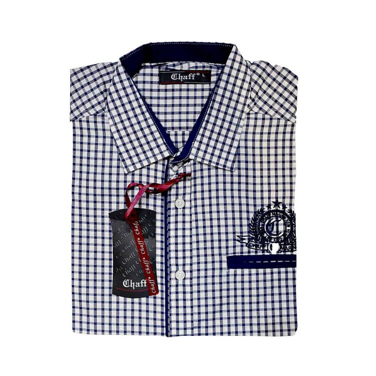 Shirt for men - Price in fcfa - Short sleeves with pocket - Cotton | Glotelho Cameroon
