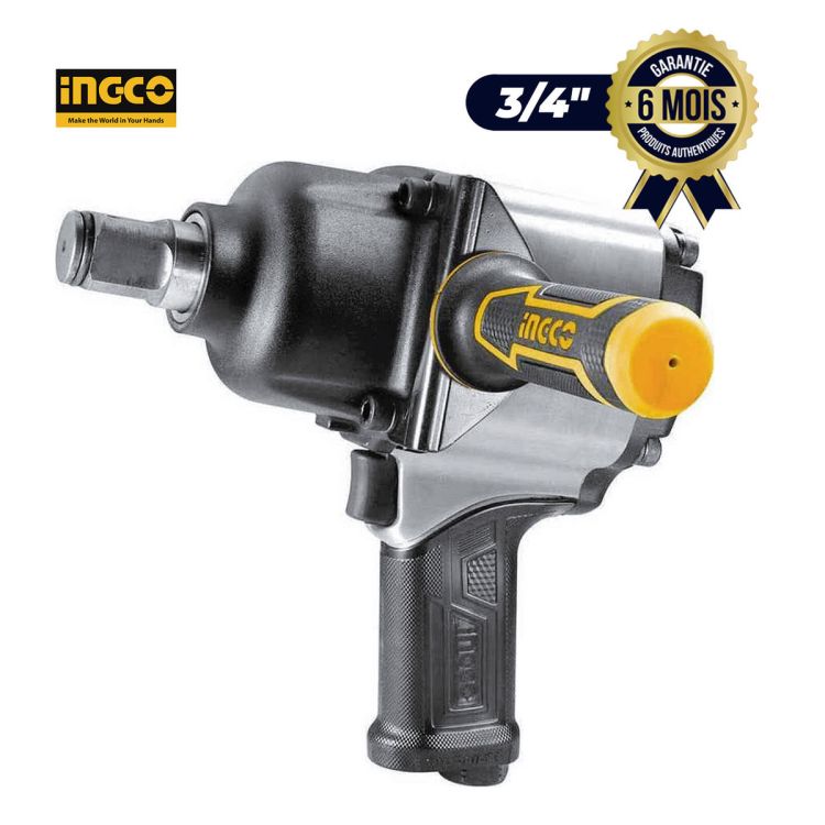 Clé à chocs pneumatique 3/4″ - INGCO AIW341302 - 4000 tr/min