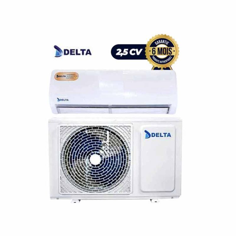 Climatiseur Split 2.5 Cv - DELTA KF-51GW/165 - Blanc | Glotelho Cameroun