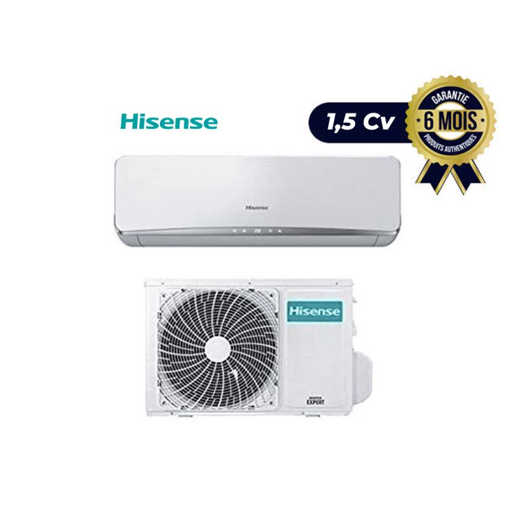 Climatiseur Split Hisense AS-12CR4SVDTG01 - 12000 BTU - 1.5 CV - R410 -  6 Mois | Glotelho Cameroun