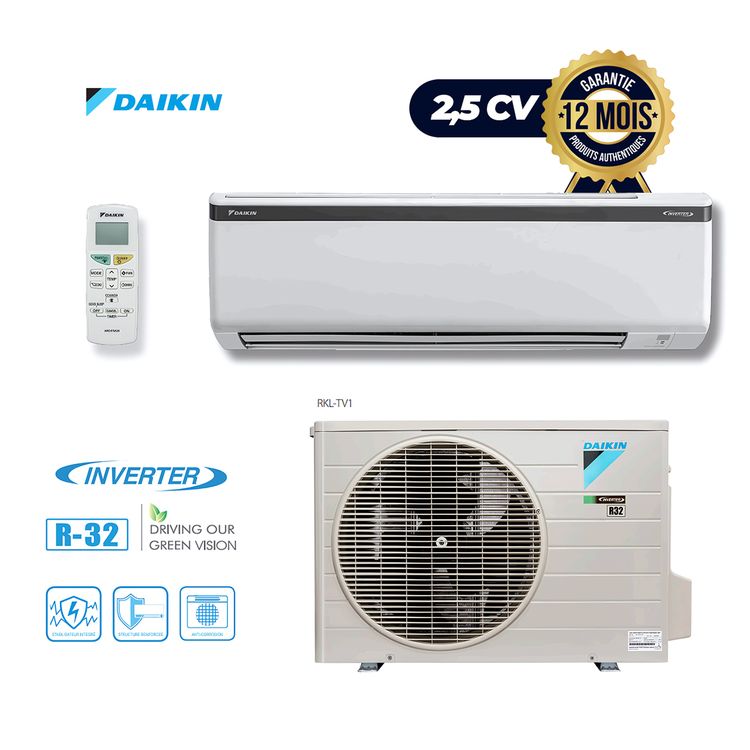 Climatiseur Mural DAIKIN 2.5CV 