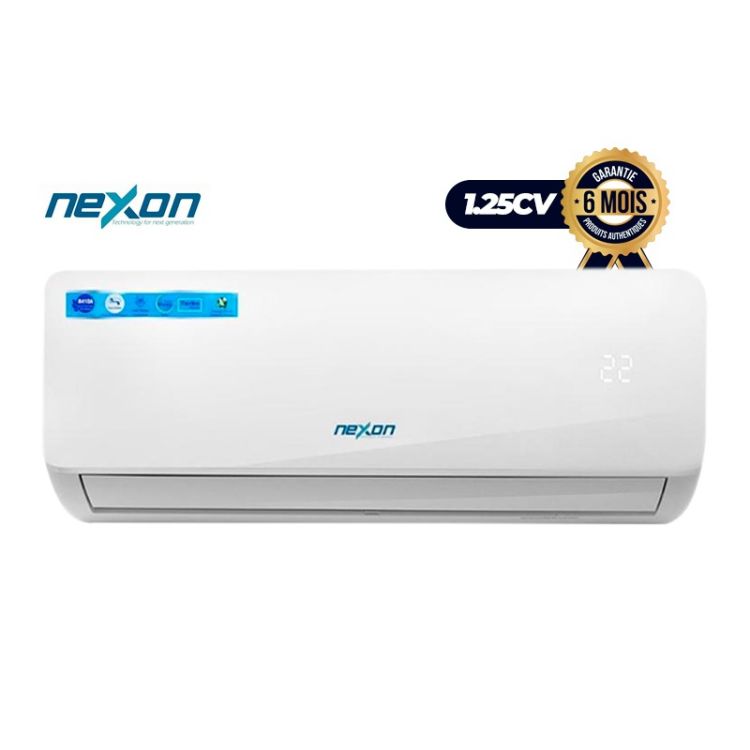 Climatiseur Split NEXON NAC-S09R4-E – 1,25CV  – Économie d’Énergie – Silencieux – Garantie 6 Mois