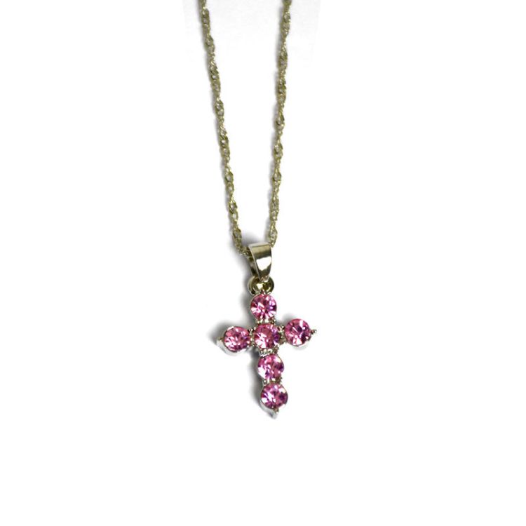 collier star fashion avec un pendentif en croix - couleur argent - (Prix en fcfa) | Glotelho Cameroun