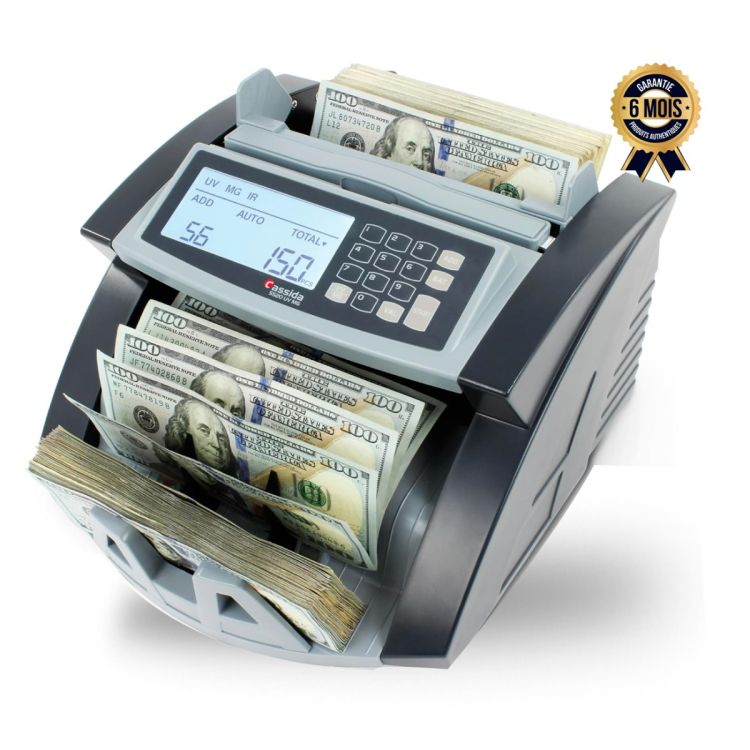 Compteuse de billets prix en fcfa - Cassida 5520 - Avec ValuCount - Garantie 6 Mois| Glotelho Cameroun