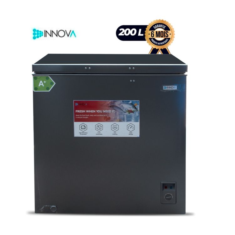 Congélateur Coffre INNOVA - IN330 -Gris - 6 mois | Glotelho leader de l'achat et vente en ligne au cameroun