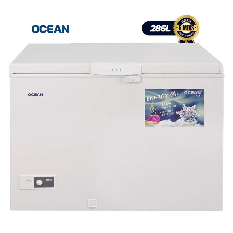 Chest Freezer - OCEAN - NJ40TLL - 286 L - Brown - A+ | Glotelho Cameroon