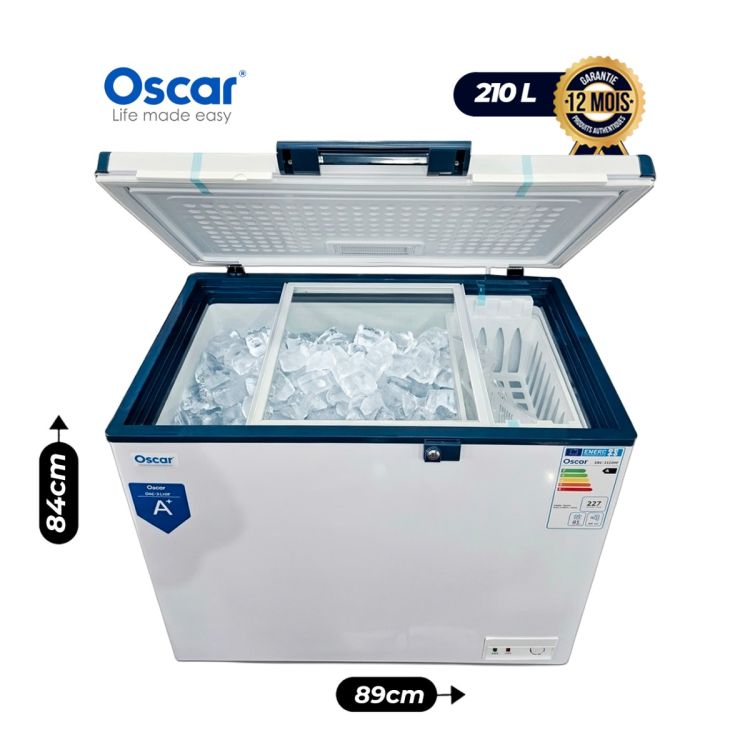 Chest Freezer - OSCAR OSC-310NF - 210 Liters, 12-month warranty, price in Cameroon