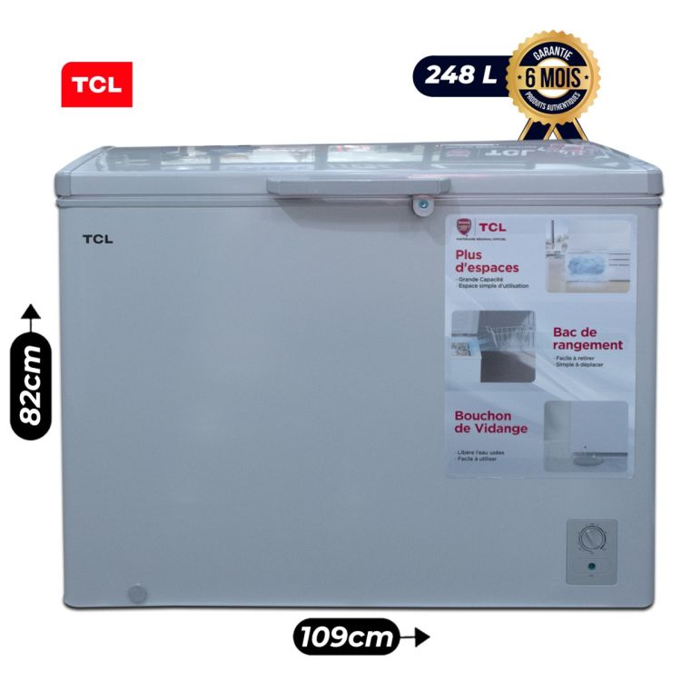 Congélateur Coffre TCL 248 Litres 