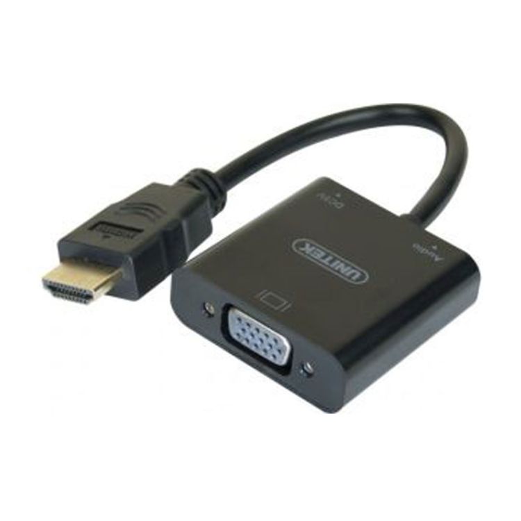 CONVERTISSEUR NOIR HDMI VERS VGA+AUDIO 
Glotelho