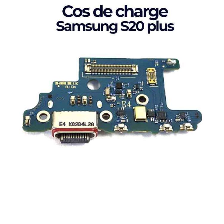 Pièce de rechange d'origine  Cos de charge Samsung S20 plus  |Glotelho