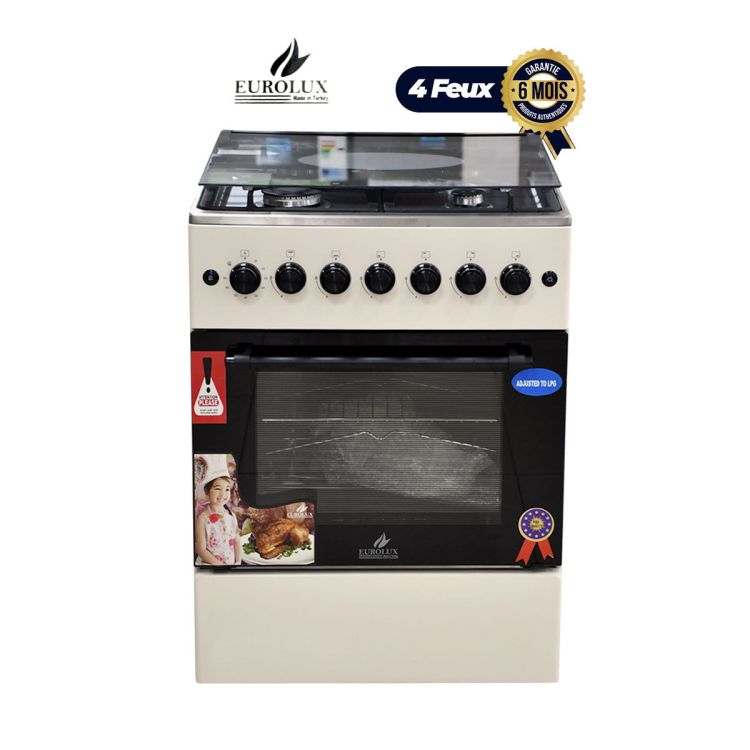EUROLUX cooker - EUR.TRENDY - 4 Burners - 60 * 60| Glotelho Cameroon