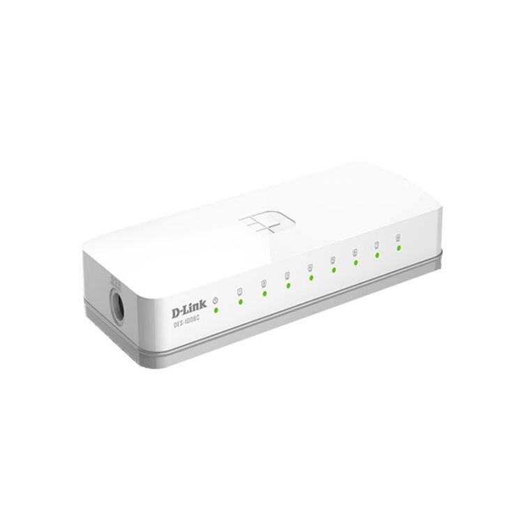 Switch - DLINK - DES-1008A - 8 Ports - 7 Day Trial Period | Glotelho