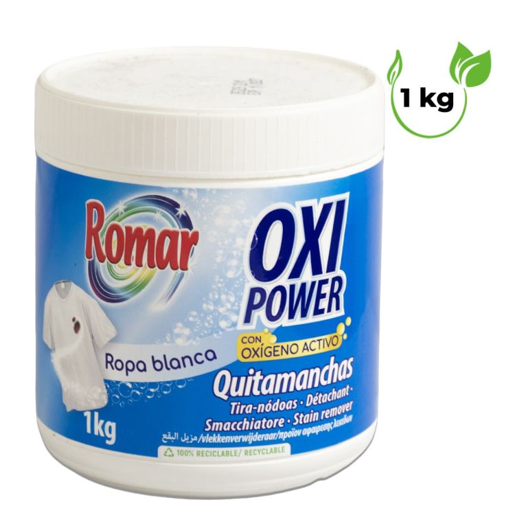 Détachant en poudre - Romar - Oxi Power - Linge Blanc -  1kg, prix Cameroun. 