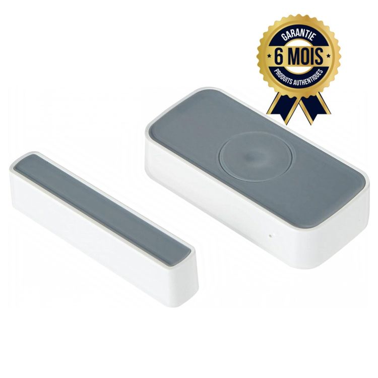 Détecteur d'intrusion domestique - Capteur de porte et fenêtre compact sans fil - Alarme antivol intelligente - 6 Mois