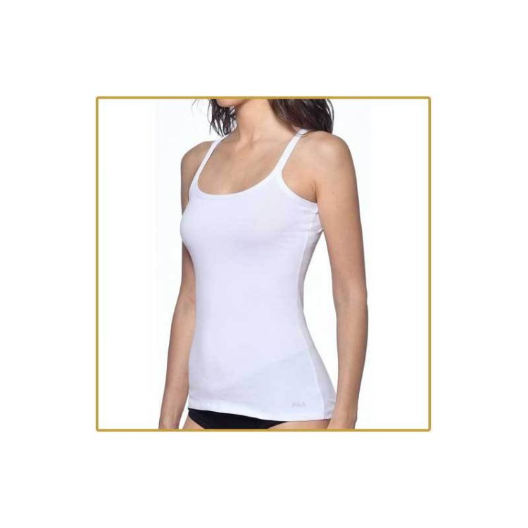 Débardeurs femme en Coton Lux - Blanc-L