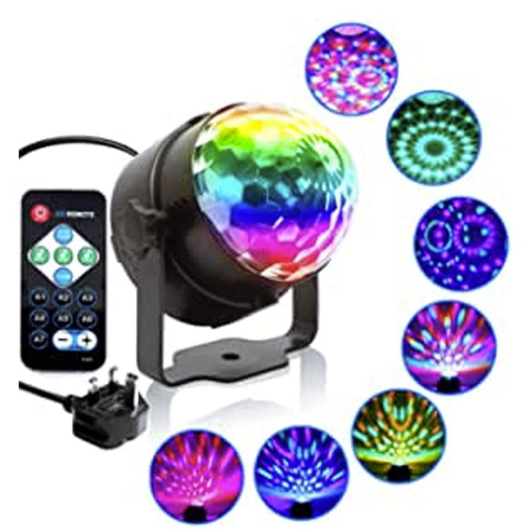 DJ Lights Sound - Disco Light Party - Lumières Mini RGB - Lampe de scène pour clubs de danse