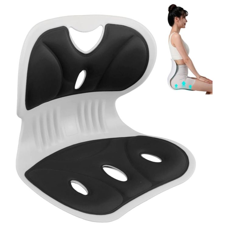 Dossier ergonomique portable - DOEOMK - Soutien dorsal et lombaire - Correcteur de posture - Ultra léger 0,72kg