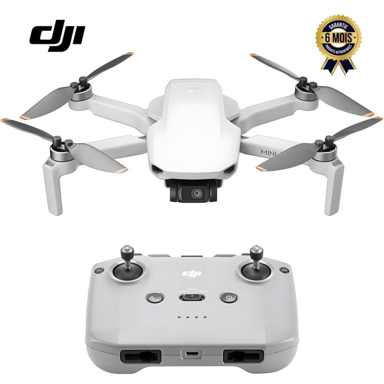 Drone DJI Mini 4K prix en fcfa - 4K UHD - Stabilisation à 3 Axes - Retour Auto - 31 min de vol - 6 Mois| Glotelho Cameroun