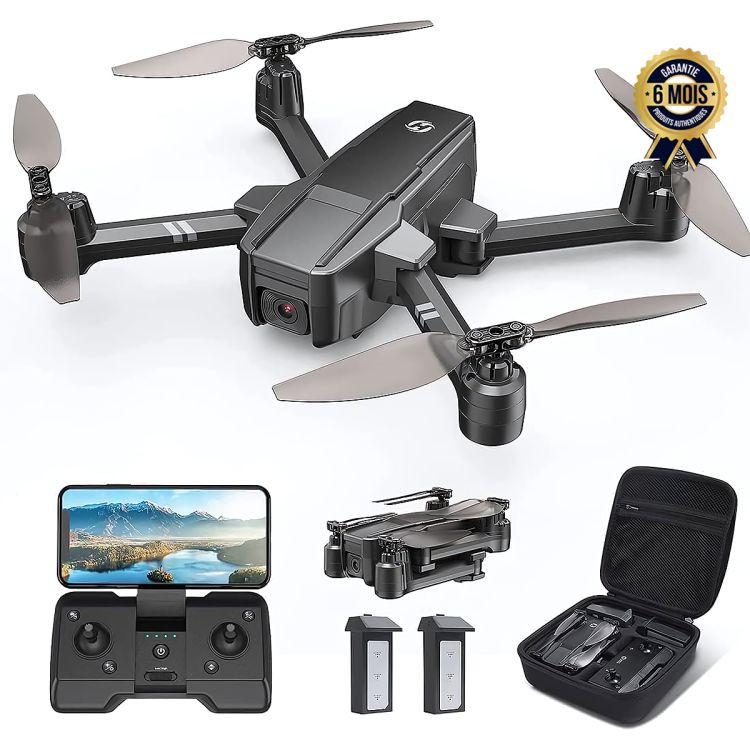 Drone prix en fcfa - Holy Stone HS440 - Portée maximale 100 mètres - 1920 × 1080P - 6 Mois| Glotelho Cameroun
