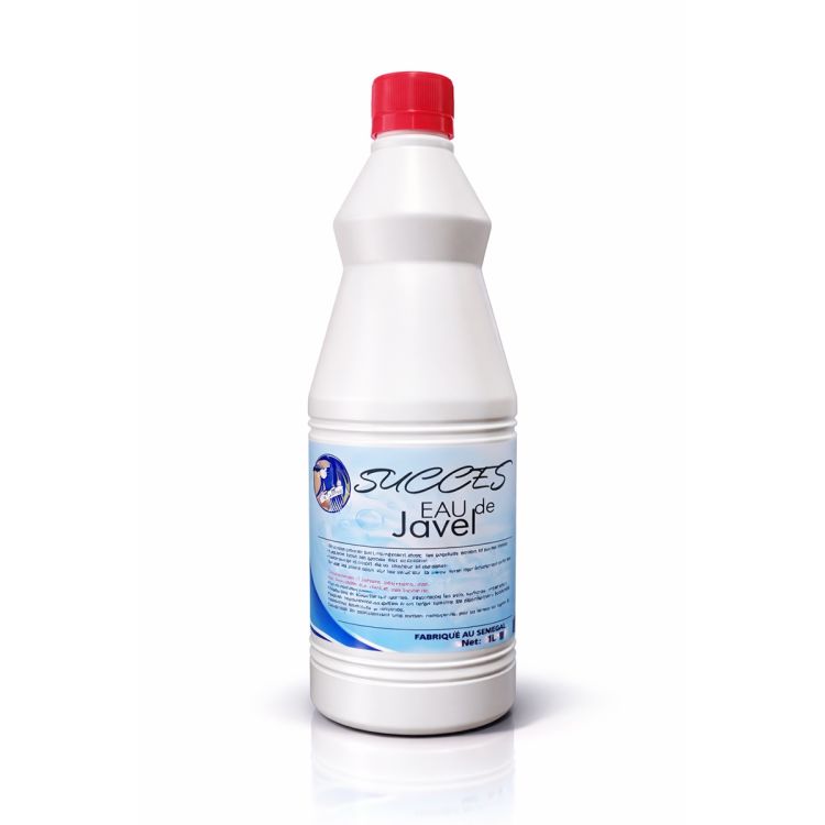 Eau de Javel multi-usages Succes – Solution désinfectante et blanchissante efficace 1 L