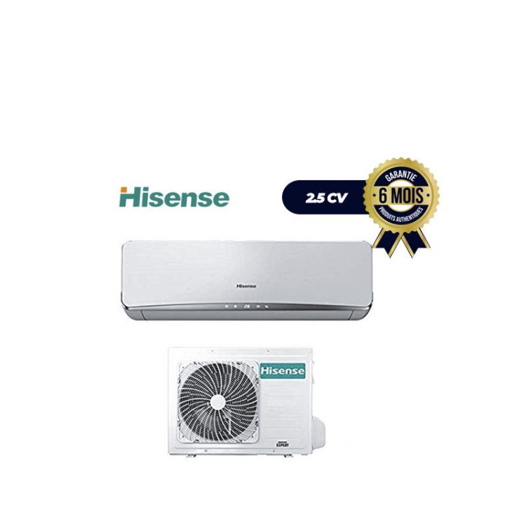 Climatiseur Split Hisense AS-18CR4SMADA00 - 18000 BTU - 2.5 CV- R410 - 6 Mois | Glotelho Cameroun