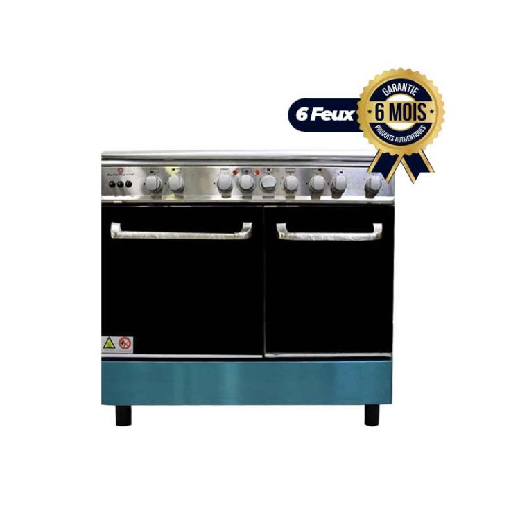 Cuisinière BELLE FRANCE-4 brûleurs et de Une zones de cuisson électriques 60 * 90 Garantie 6 Mois|Glotelho CAMEROUN