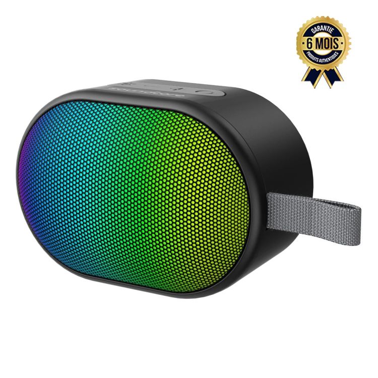 Enceinte Bluetooth – Anker Soundcore Pyro mini, lumières LED, micros intégrés, étanche, garantie 6 mois, prix au Cameroun. 
