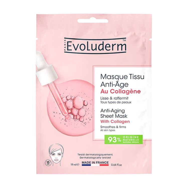 Evouluderm - Masque Tissu Anti-Âge au Collagène au prix Cameroun