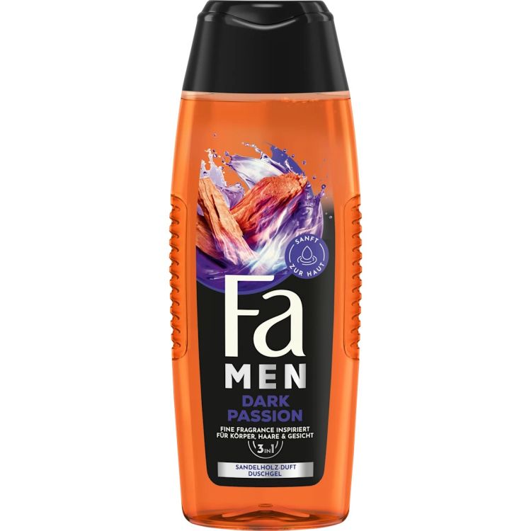 Fa Men Dark Passion - Gel Douche Homme 3en1 (Corps, Cheveux et Visage) - 250 ml - prix Cameroun.