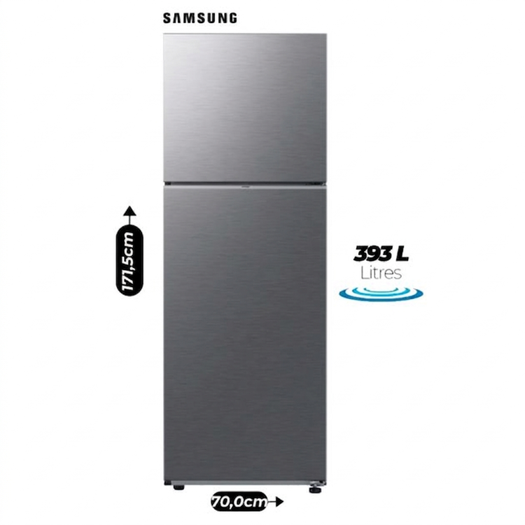 Réfrigérateur combiné Samsung Seconde main - RT38CG6400S9 - Capacité 393L - Froid Ventilé No Frost - Moteur Digital Inverter - Finition Inox