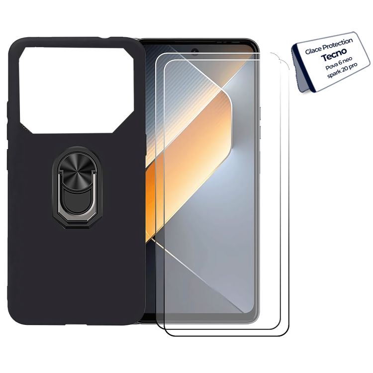 Glass de protection pour Tecno pova 6 neo / Tecno spark 20 pro - prix Cameroun