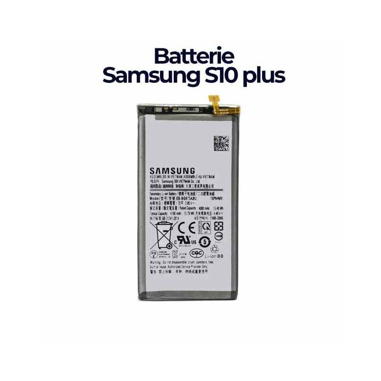 Batterie Samsung S10 Plus  - Remplacer votre téléphone avec une Pièce de rechange d'origine | Glotelho Cameroun