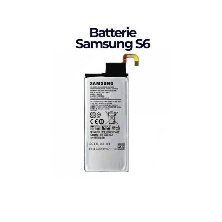Batterie Pour Samsung S6 - Pièce de rechange d'origine